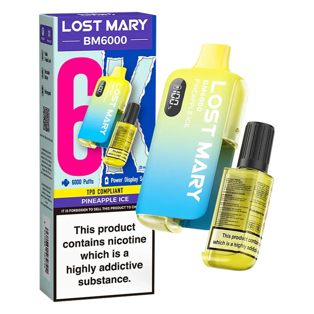 Lost Mary BM6000 Pineapple Ice Disposable Vape