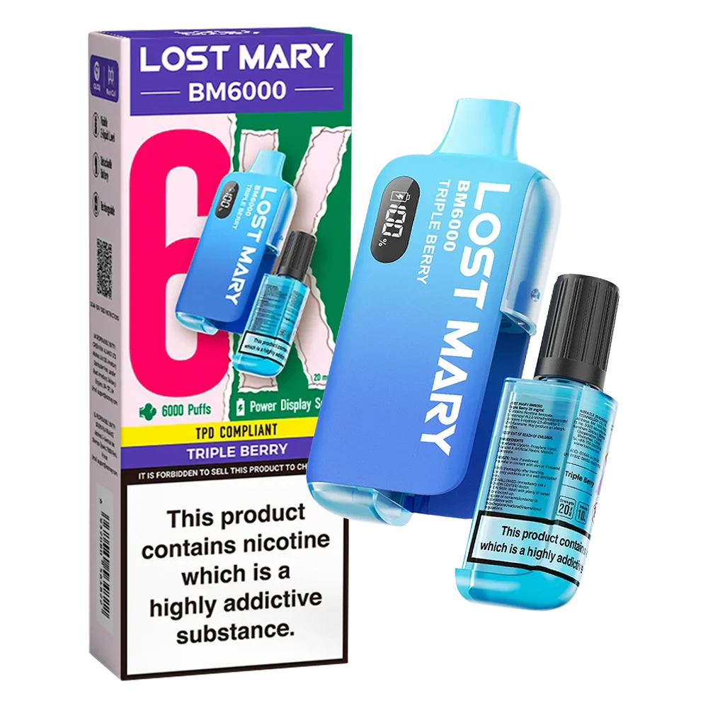 Lost Mary BM6000 Triple Berry Disposable Vape