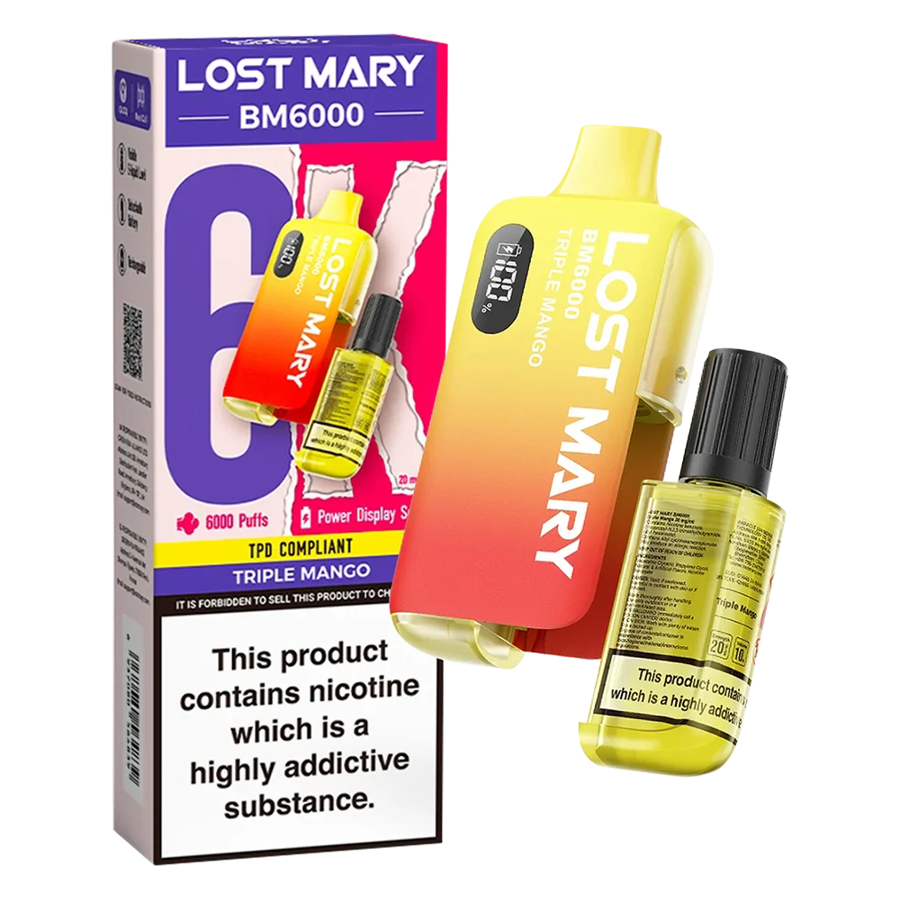 Lost Mary BM6000 Triple Mango Disposable Vape