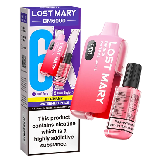 Lost Mary BM6000 Watermelon Ice Disposable Vape