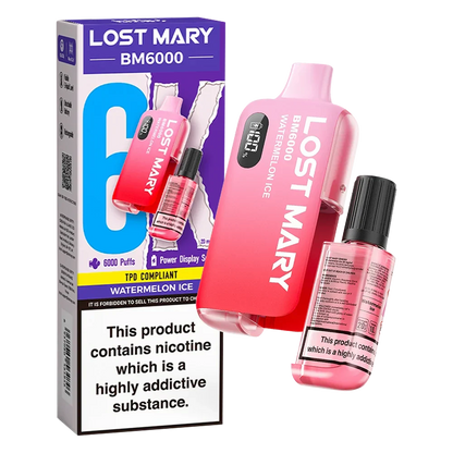 Lost Mary BM6000 Watermelon Ice Disposable Vape