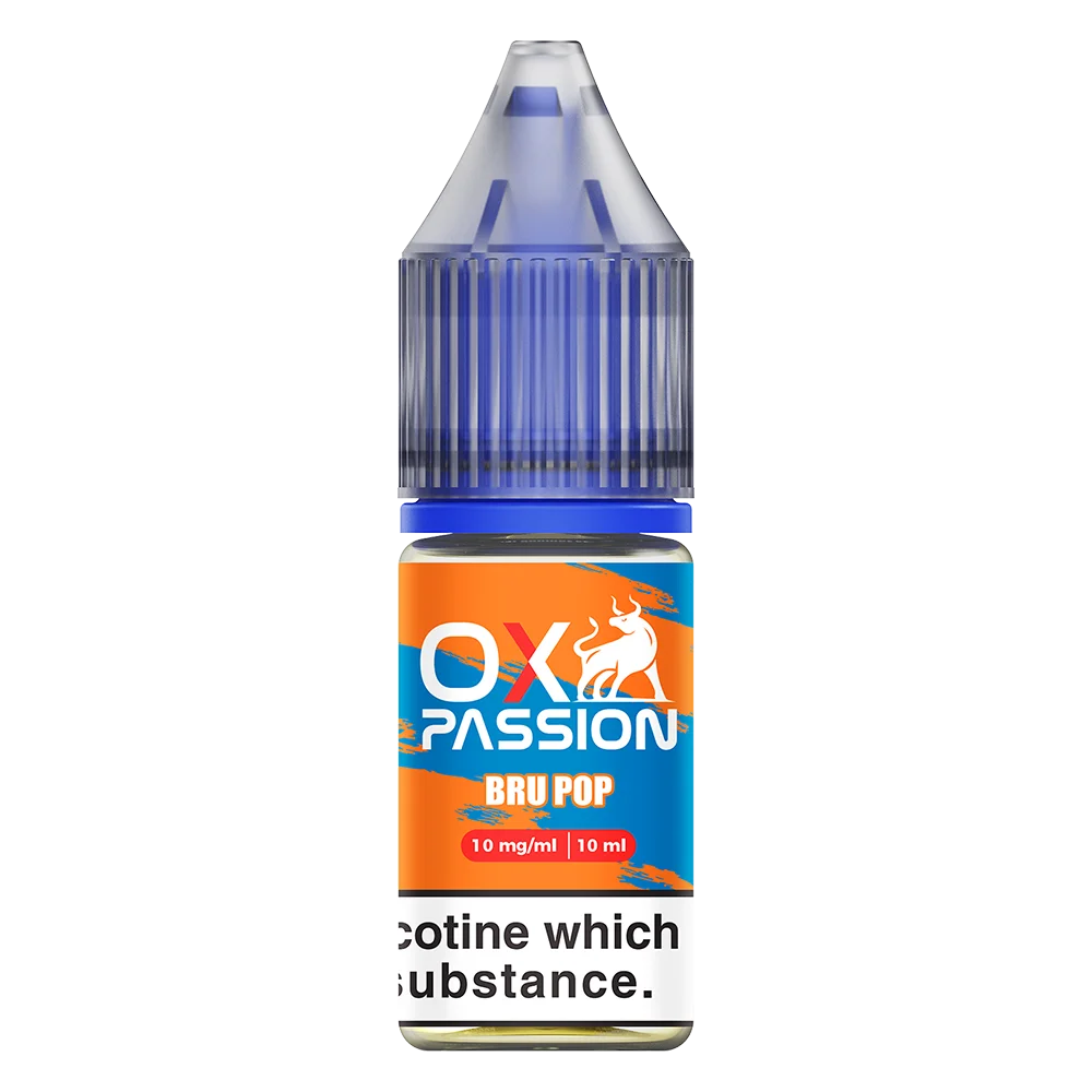 Ox Passion Bru Pop Nic Salt E-Liquid by OXVA