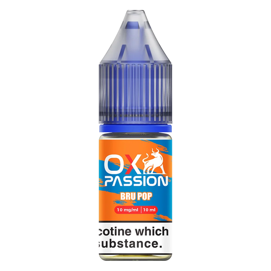 Ox Passion Bru Pop Nic Salt E-Liquid by OXVA