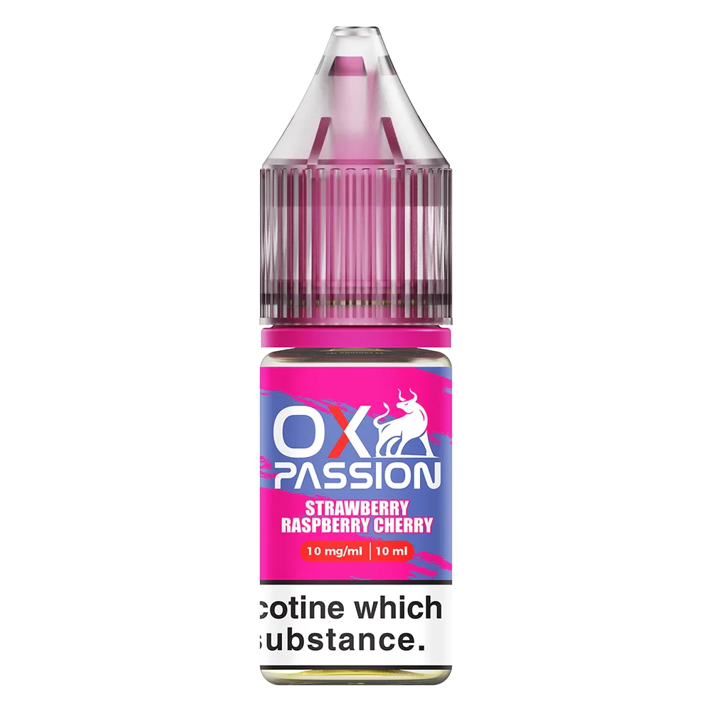 Ox Passion Strawberry Raspberry Cherry Nic Salt E-Liquid by OXVA