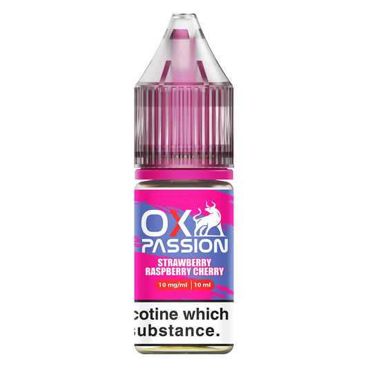 Ox Passion Strawberry Raspberry Cherry Nic Salt E-Liquid by OXVA