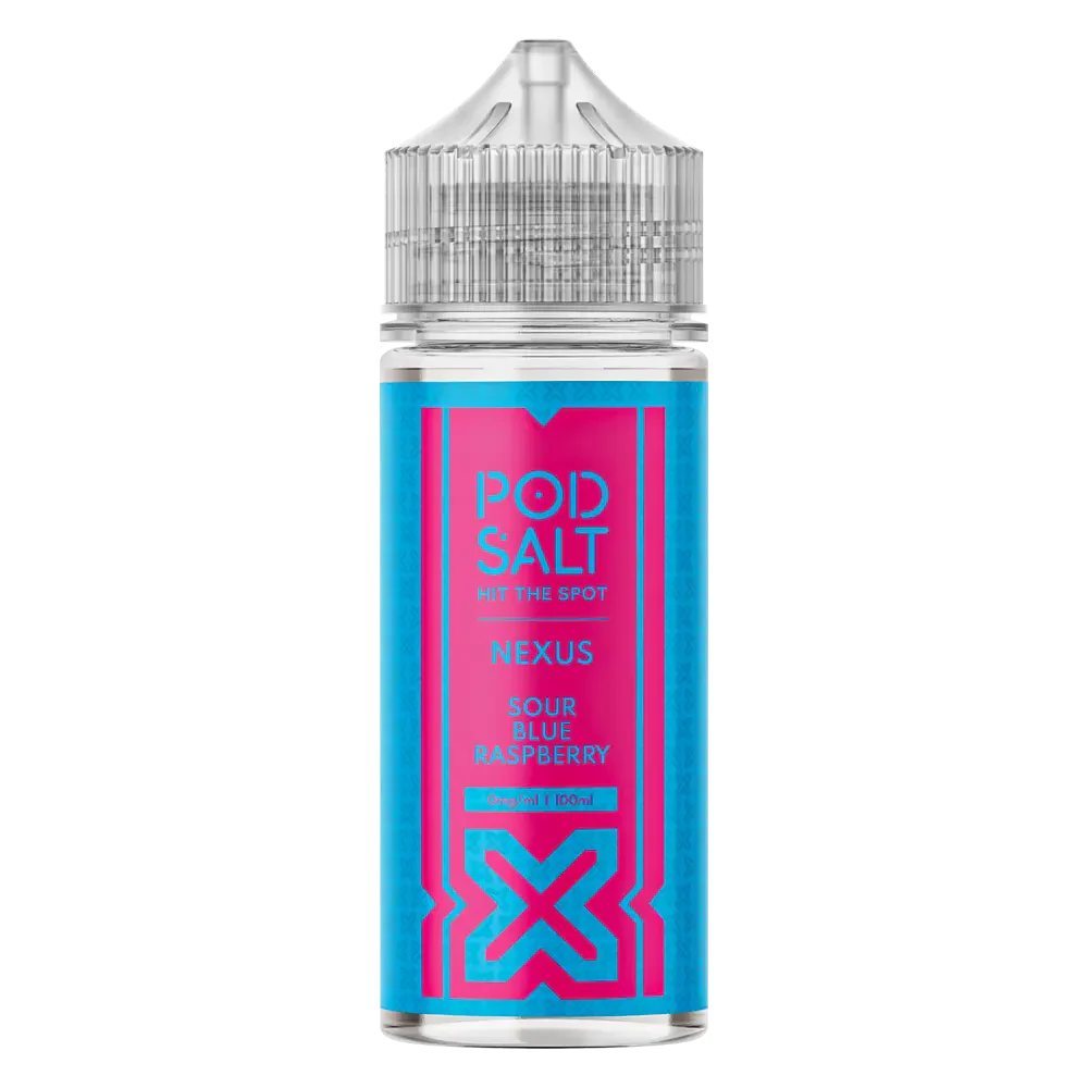 Pod Salt Nexus Sour Blue Raspberry 100ml E-Liquid