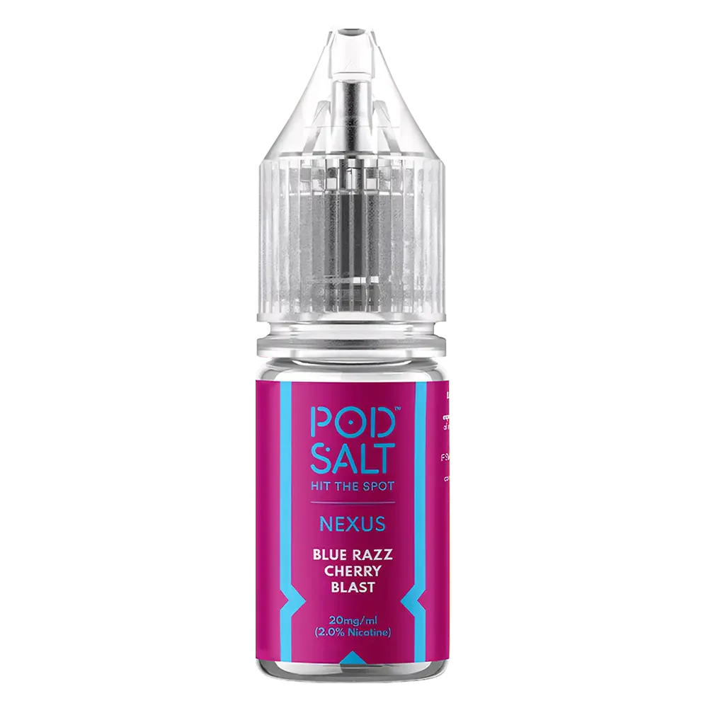 Pod Salt Nexus Blue Razz Cherry Blast Nic Salt Vape Juice