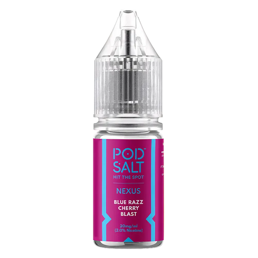 Pod Salt Nexus Blue Razz Cherry Blast Nic Salt Vape Juice