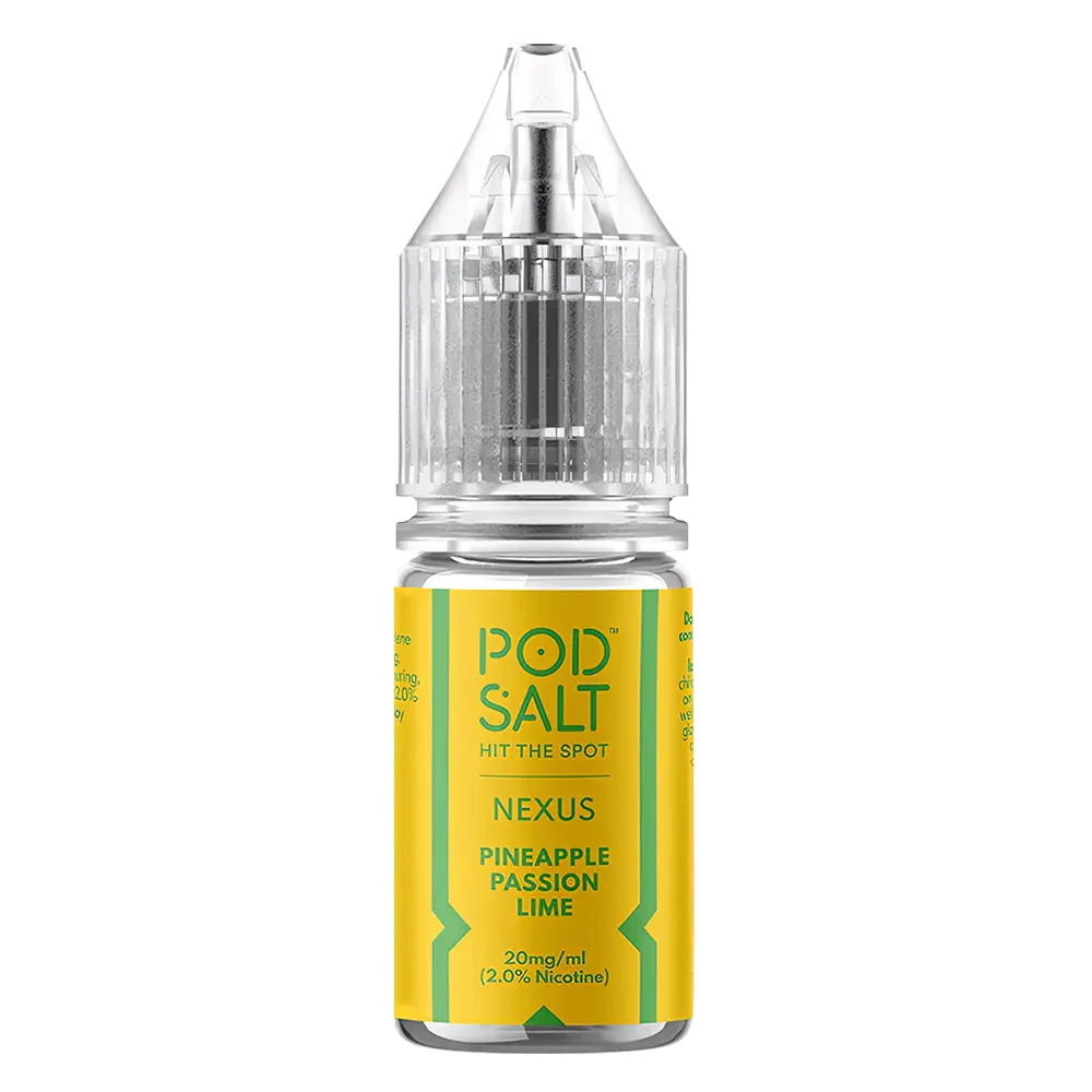 Pineapple Passon Lime Nic Salt E-Liquid by Pod Salt Nexus
