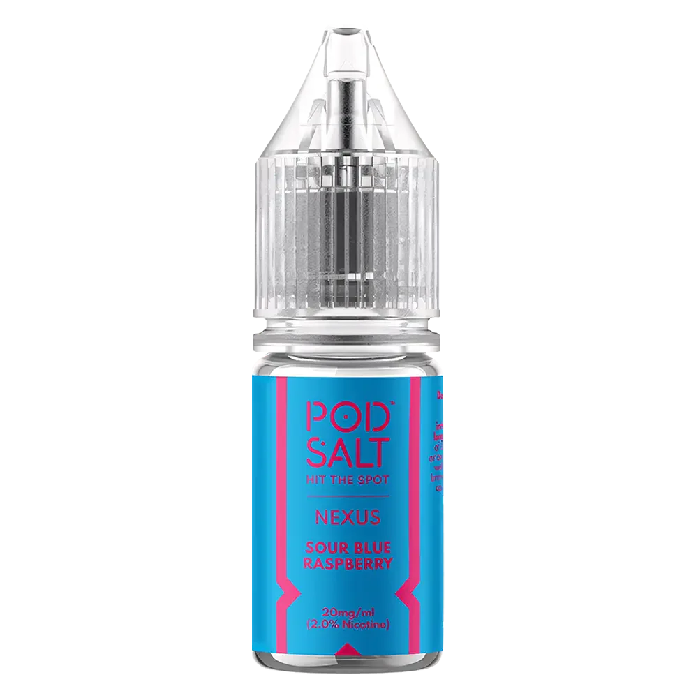 Sour Blue Raspberry Nic Salt E-Liquid by Pod Salt Nexus