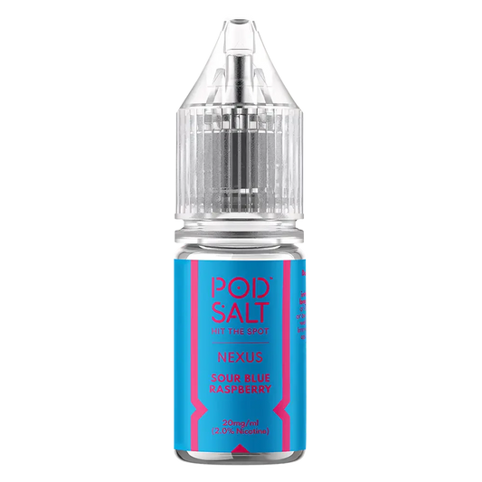 Sour Blue Raspberry Nic Salt E-Liquid by Pod Salt Nexus