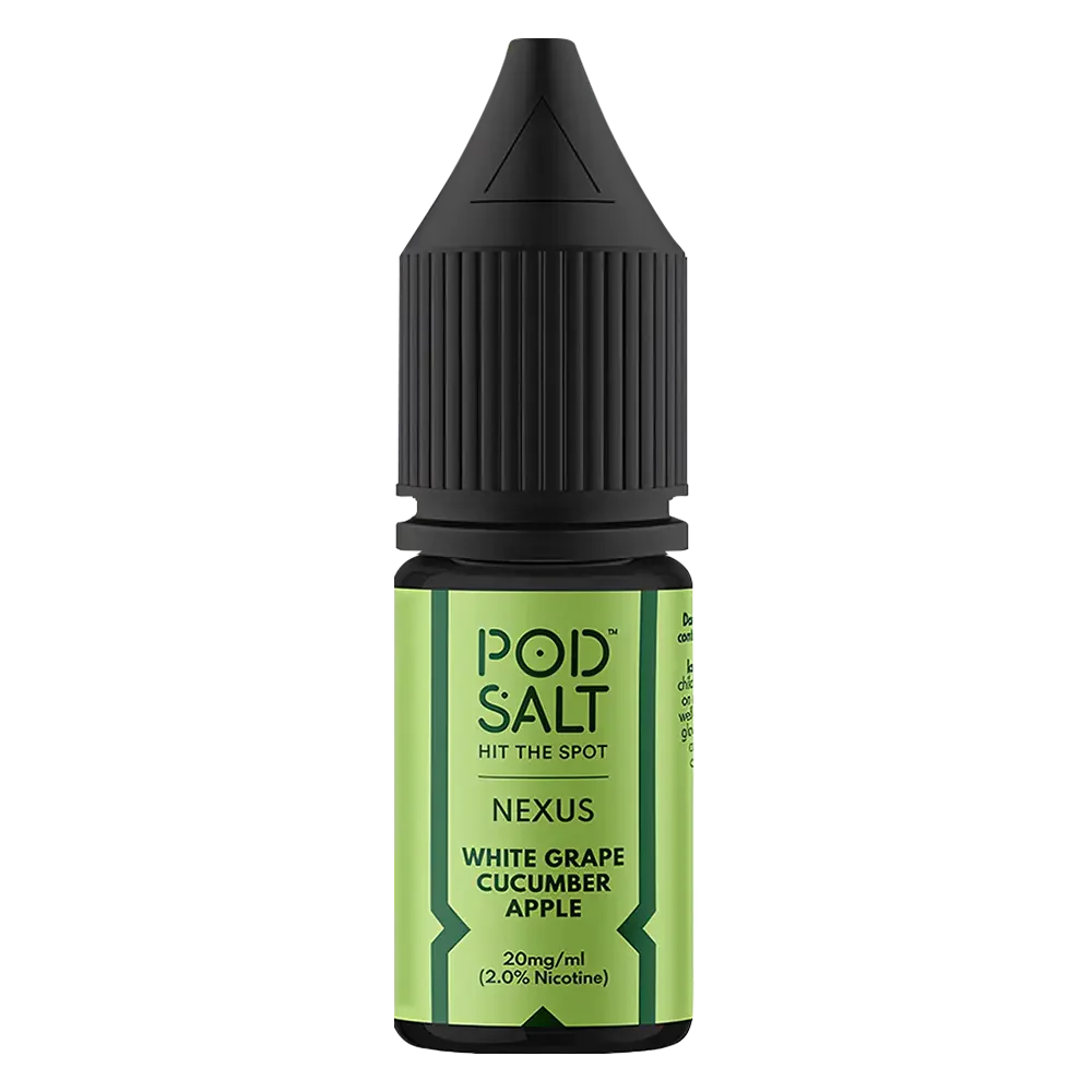 Pod Salt Nexus White Grape Cucumber Nic Salt Vape Juice