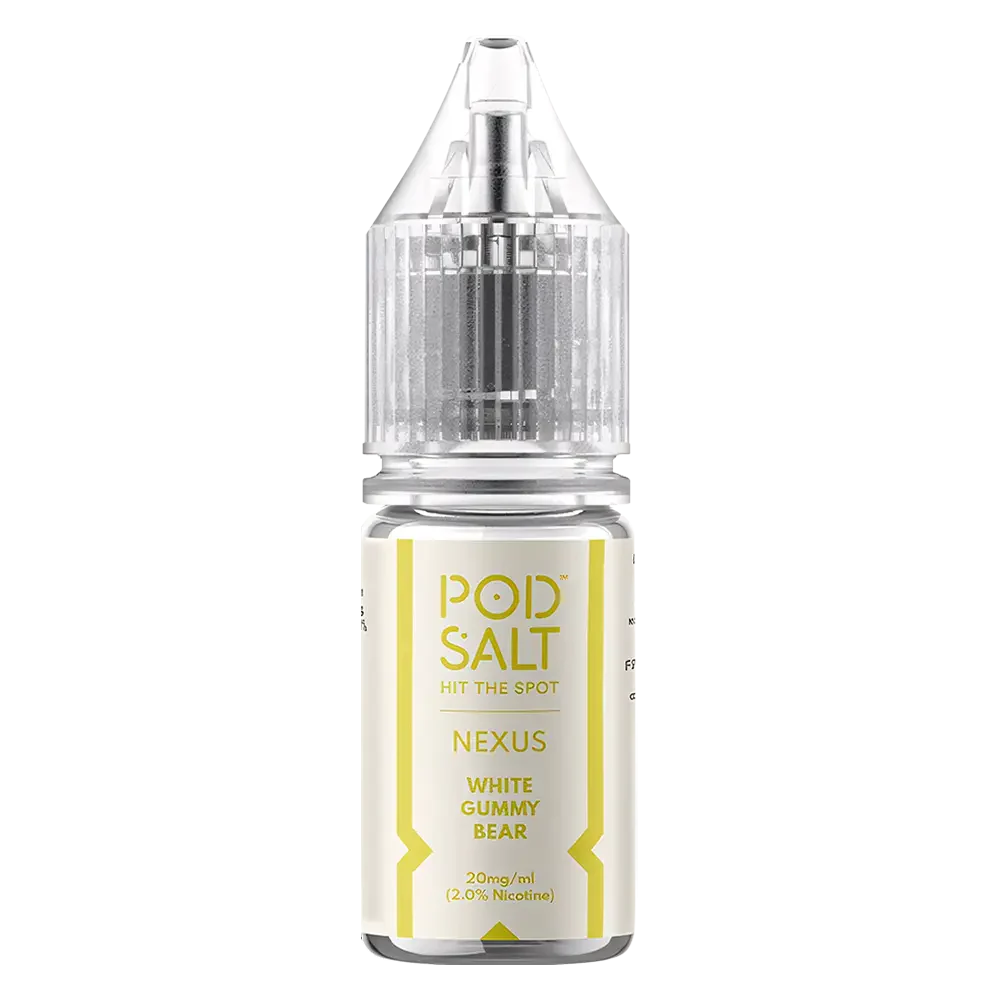 Pod Salt Nexus White Gummy Bear Nic Salt Vape Juice