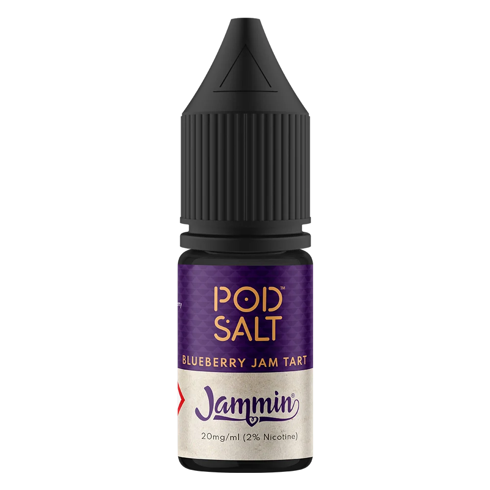 Blueberry Jam Tart Nic Salt E-Liquid 10ml by Pod Salt & Jammin