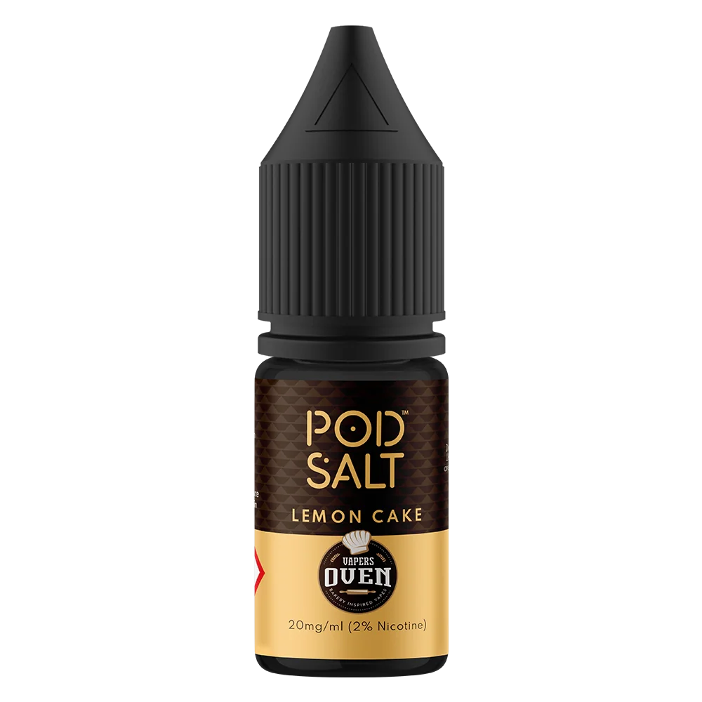 Pod Salt Lemon Cake 10ml Nicotine Salt E-liquid Fusion