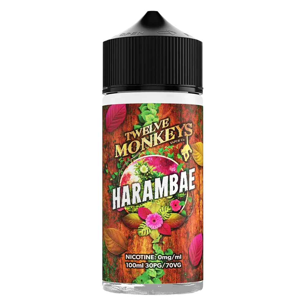 Twelve Monkeys Harambae 100ml Shortfill E-Liquid