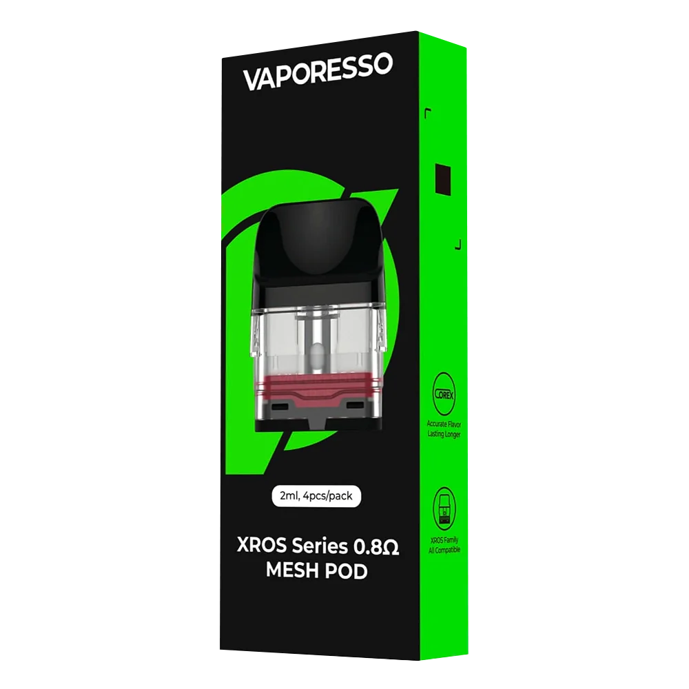 Vaporesso Pods, Xros Pods for XROS 3, Pro, Mini - 4 Pack Vaporesso Pods, Xros Pods for XROS 3, Pro, Mini - 4 Pack